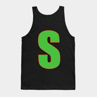 Gallant in Green: S's Defining edge Tank Top